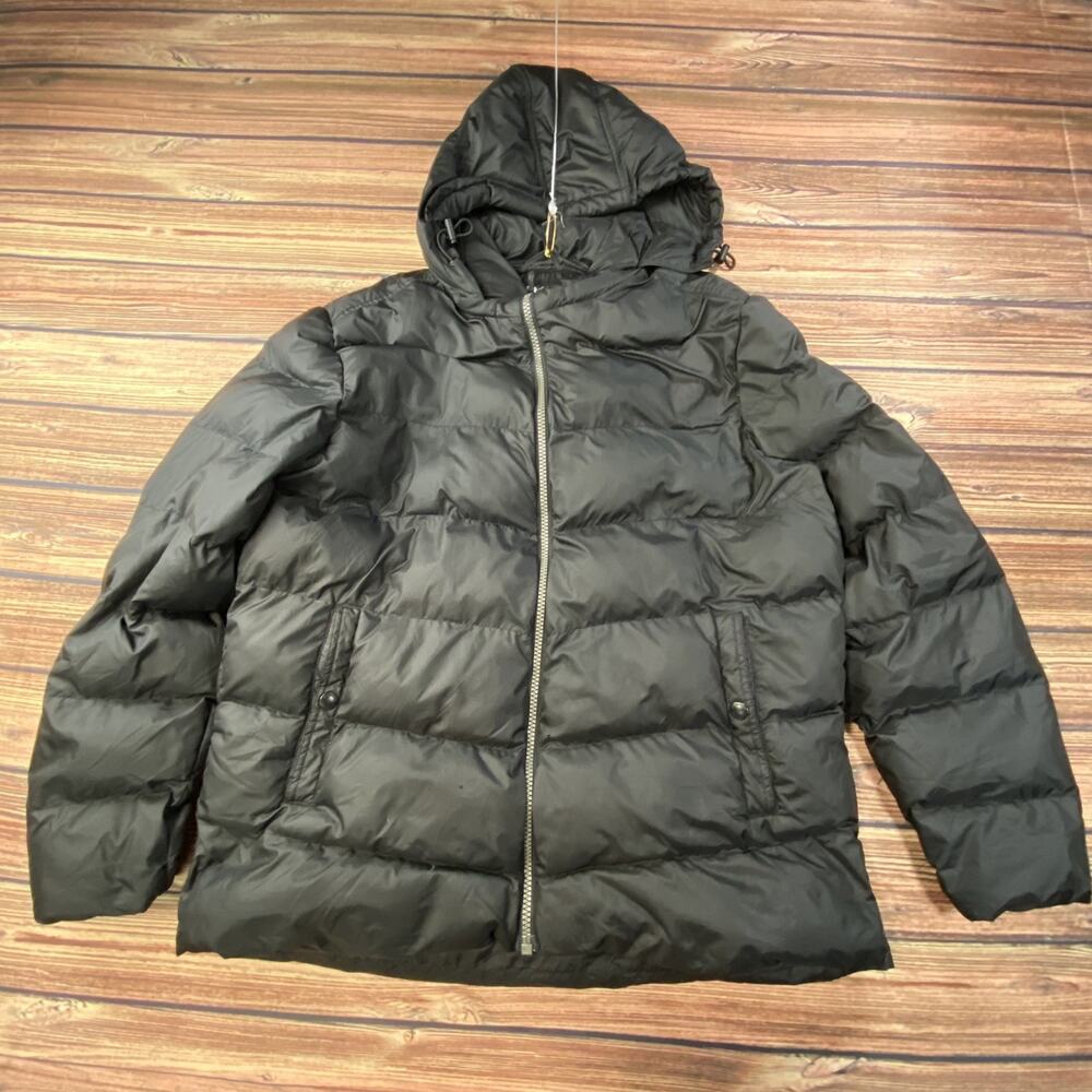 32 Degrees Heat Mens Blue Puffer Jacket Xl Full Zip Side Zip Pockets